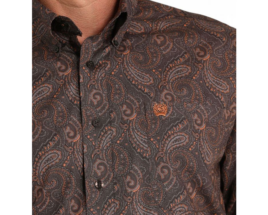 Mens L/S Print,Mtw1105819