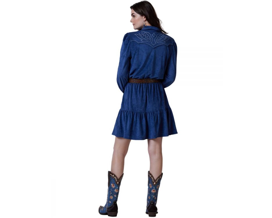 Double D Ranch Honky Tonk Dress - Indigo