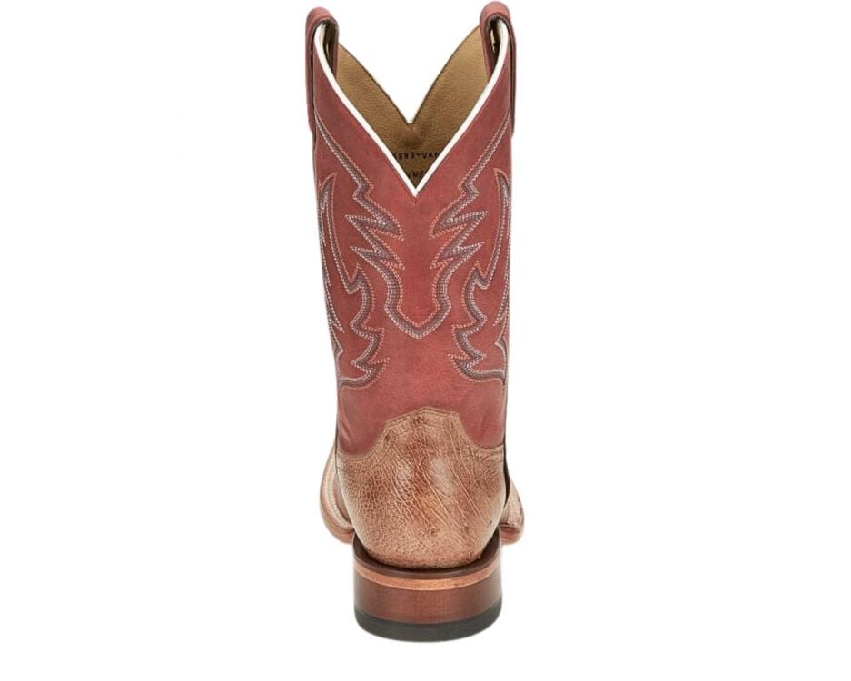 Mclane Red Cowhide Roper,Je811