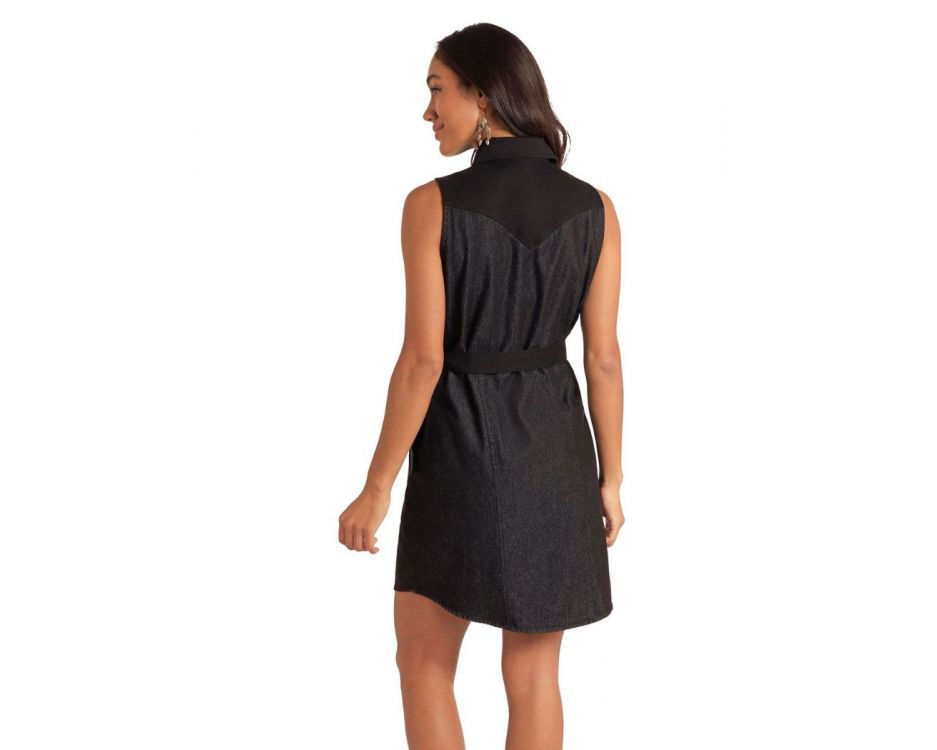 Two Tone Yoked Dress,Lwd0r05816,Westmoor Mfg Co