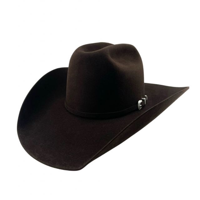 American Hat Company 7X 6-117 Self Chocolate 4 1/4 JB