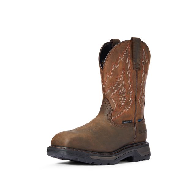 Ariat Composite Toe Waterproof Big Rig Dark Brown 