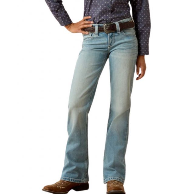 Ariat Girl's Blue Maeve Boot Cut Jeans