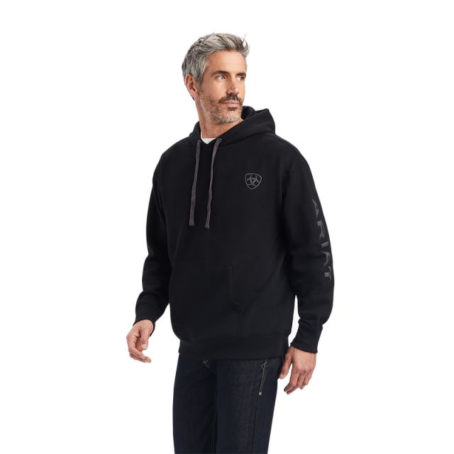 Ariat Men's Black Logo Hoodie 