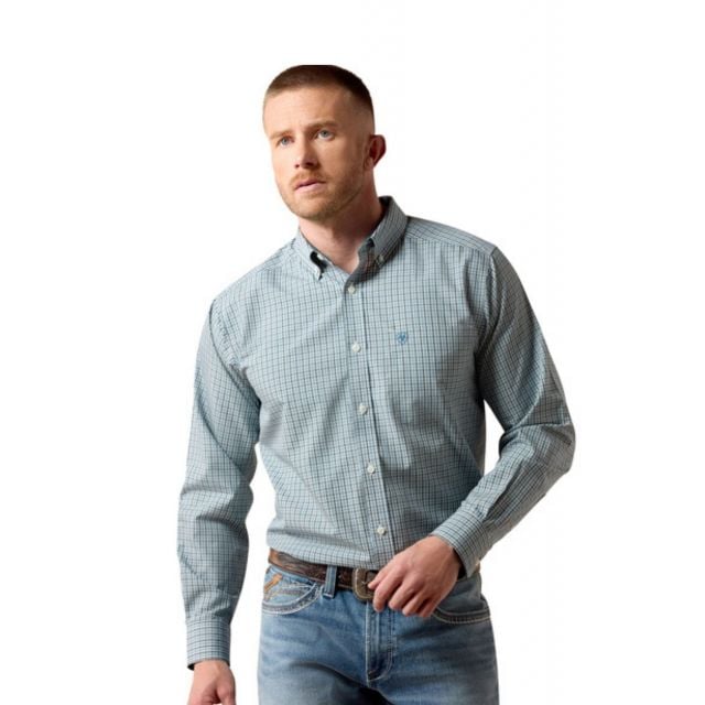 Ariat Men's Blue Barclay Classic Fit Shirt