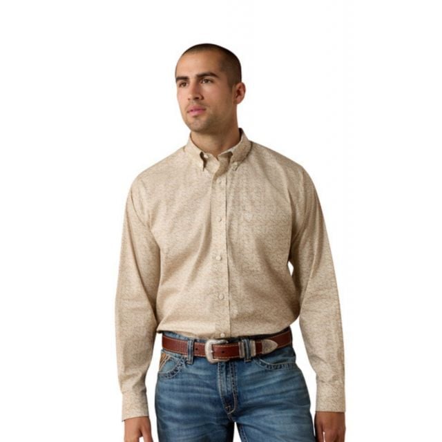 Ariat Men's Tan Bartlet Classic Fit Shirt