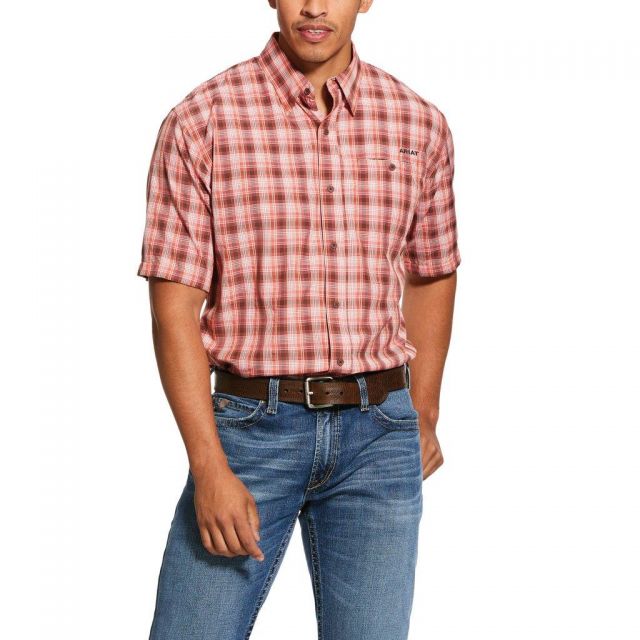 Ariat VentTEK Classic Cranberry Short Sleeve Shirt