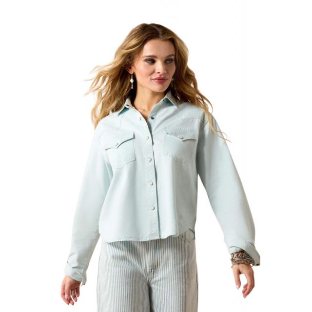 Ariat Women's Blue Asheville Snap Shirt