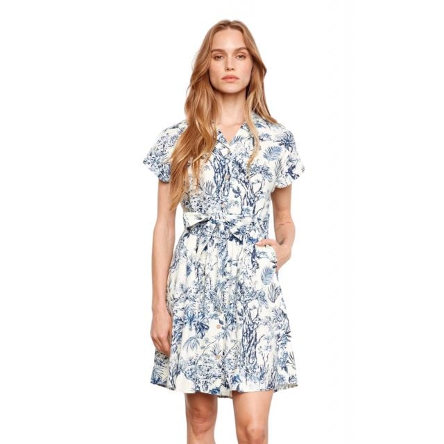 Charlie B Women's SS Printed Dress