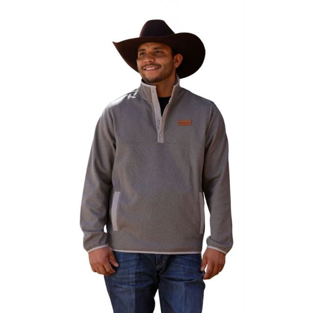 Cinch Men's Grey Pullover