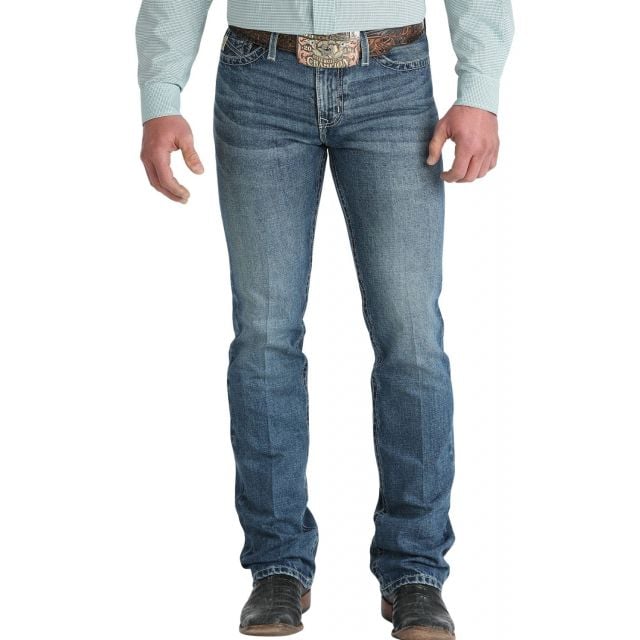 Cinch Men's Ian Mid Rise Slim Boot Cut Jean