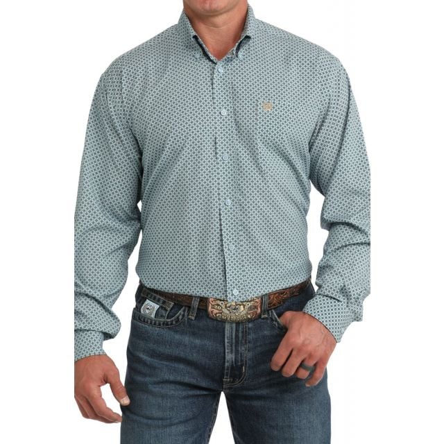 Cinch Men's Light Blue Arenaflex Shirt