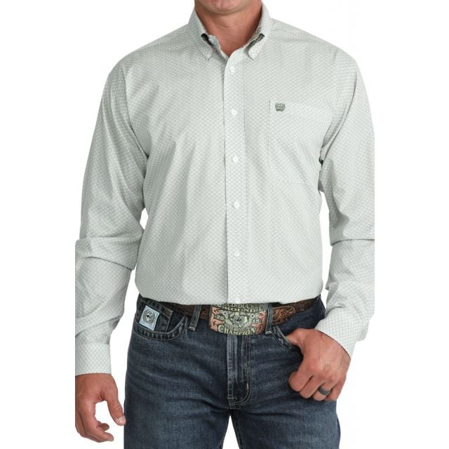 Cinch Men's Long Sleeve Print Shirt