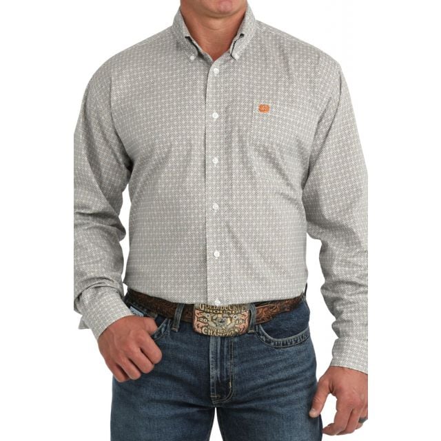 Cinch Men's Long Sleeve Print Shirt