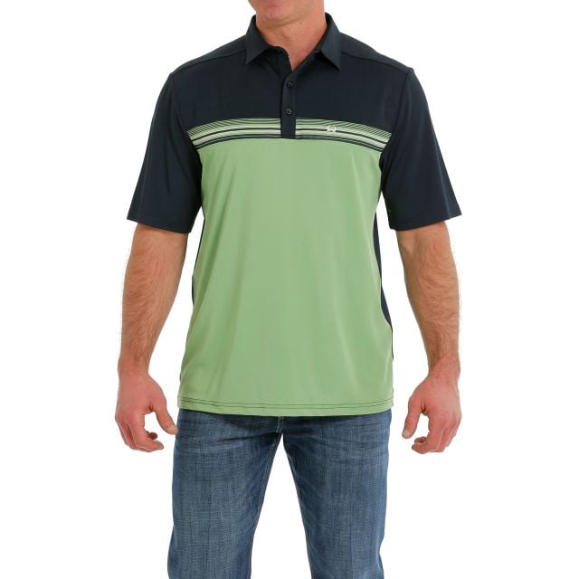 Cinch Men's Short Sleeve Arena Flex Polo