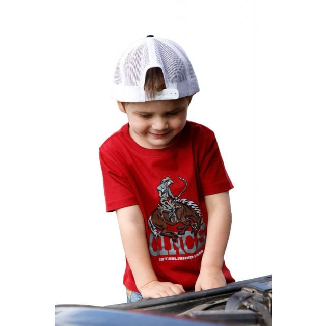 Cinch Toddler Boy's Burgundy Short Sleeve Tee