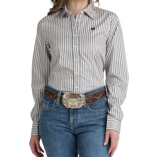 Cinch Women's Multi Long Sleeve Stripe Shirt