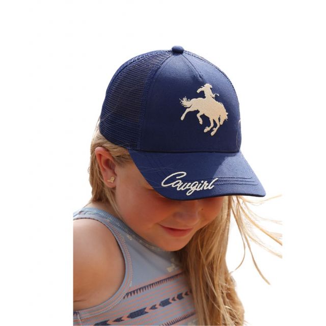 Cruel Denim Girl's Blue Trucker Cap