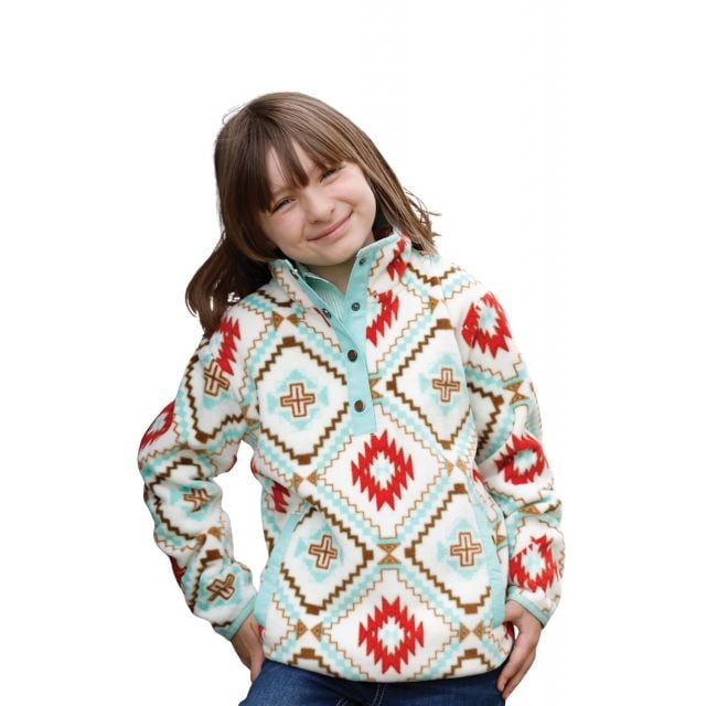 Cruel Denim Girls Cream Fleece Pullover