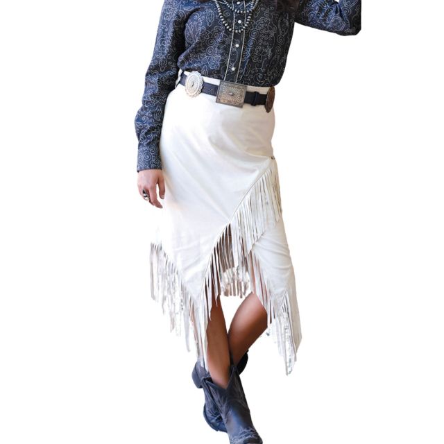 Cruel Denim Women's Cream Skirt