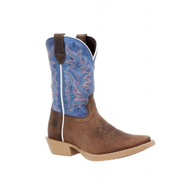 Durango Youth Brown/Blue Shyloh 8" Western Boot
