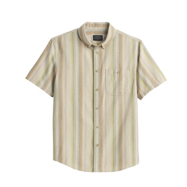 Pendleton Men's Tan Western Aloha Shirt