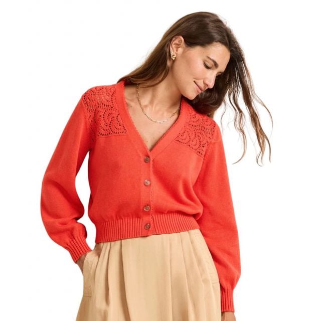 Pendleton Women's Crochet Cotton Cardigan
