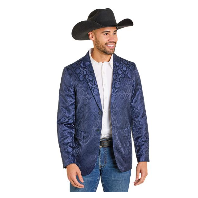 Rock N Roll Men's Navy RR Sportcoat