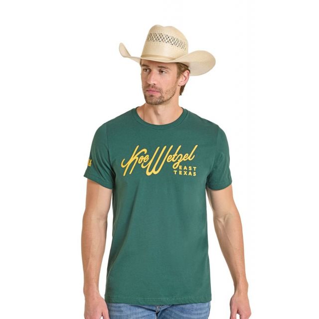 Rock & Roll Denim Men's Green Koe Wetzel East Texas T-Shirt