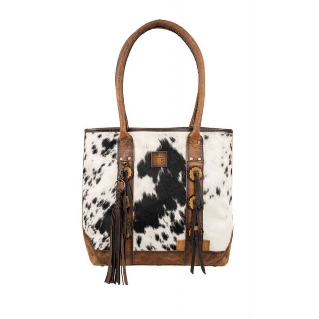STS Ranchwear Guadalupe Cowhide Palomino Tote