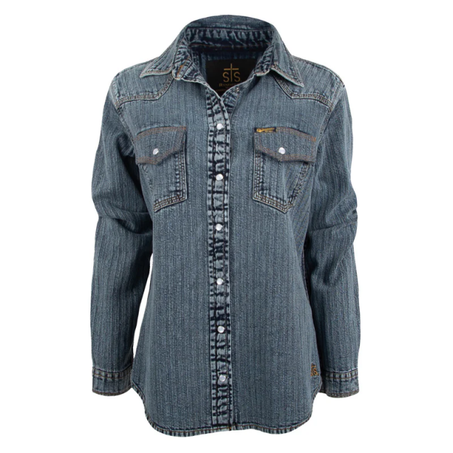 STS Ranchwear Women's Blue Duke Denim Shirt