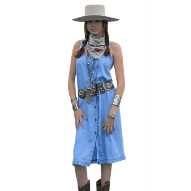 Tasha Polizzi Feyra Dress - Washed Blue