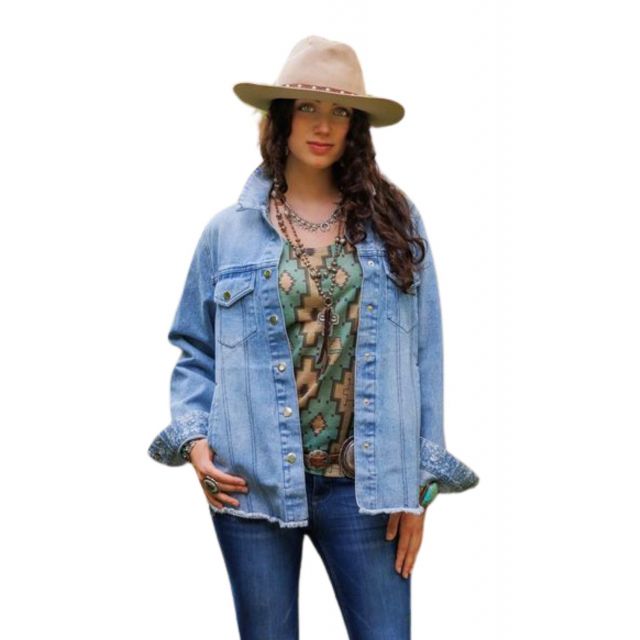 Tasha Polizzi Women's Blue Jimmy Jacket