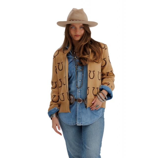 Tasha Polizzi Women's Camel Tabitha Sweater
