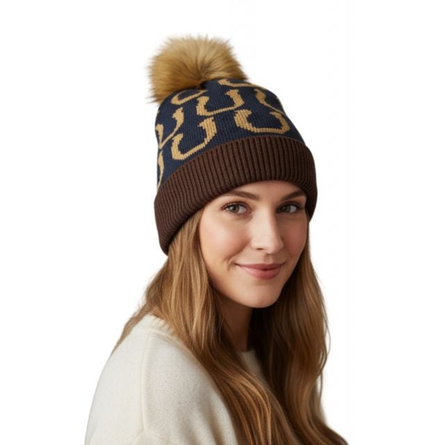 Tasha Polizzi Women's Navy Horseshoe Hat