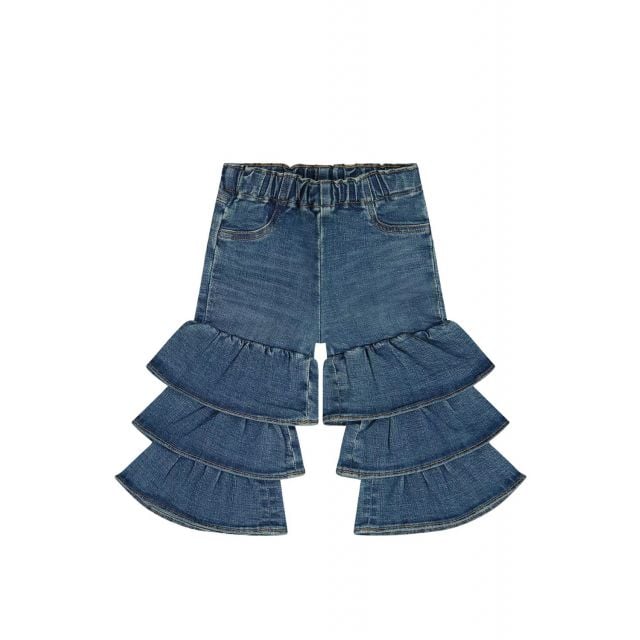 Wrangler Girl's Blue Pull Up Flare Jean
