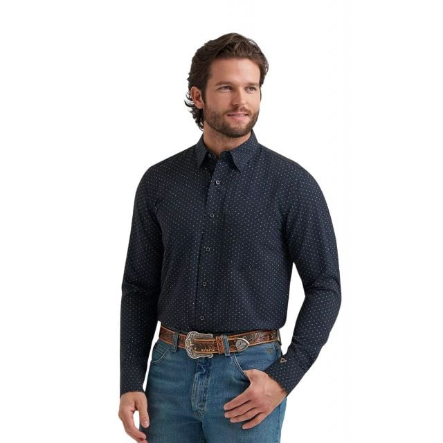 Wrangler Men's Black Cody Johnson LS Shirt