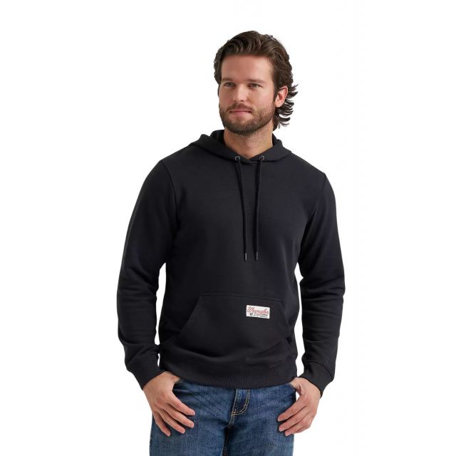 Wrangler Men's Black Regular Fit Hoodie