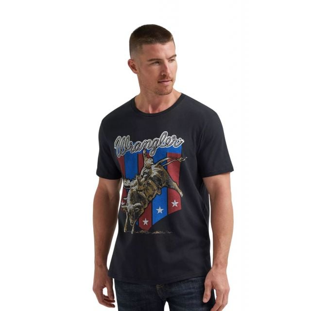 Wrangler Men's  Black SS T-Shirt