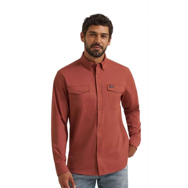 Wrangler Men's Red Live In Shirt