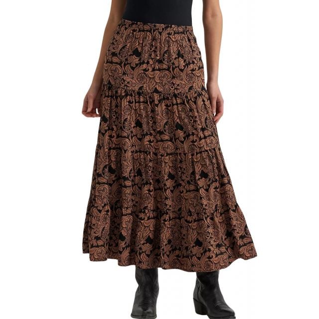 Wrangler Women's Black Punchy Dress Set Skirt
