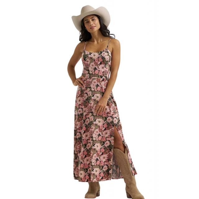 Wrangler Women's Pink Americana Maxi Dress