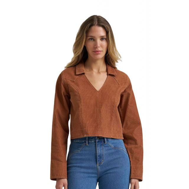 Wrangler Women's Vintage Corduroy Popover