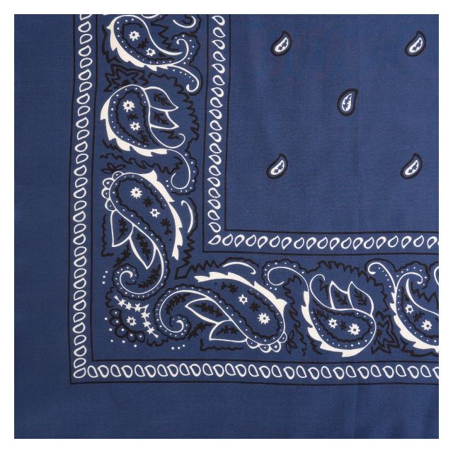 Wyoming Traders 20" Bandana Navy Silk Wild Rag