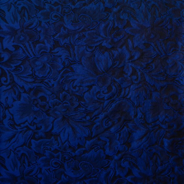 Wyoming Traders 20" Baroque Indigo Silk Wild Rag