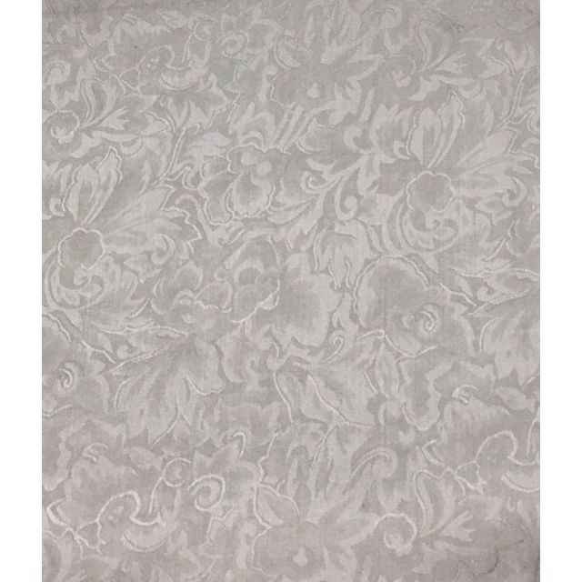 Wyoming Traders Large Jacquard Silver Silk Wild Rag Scarf