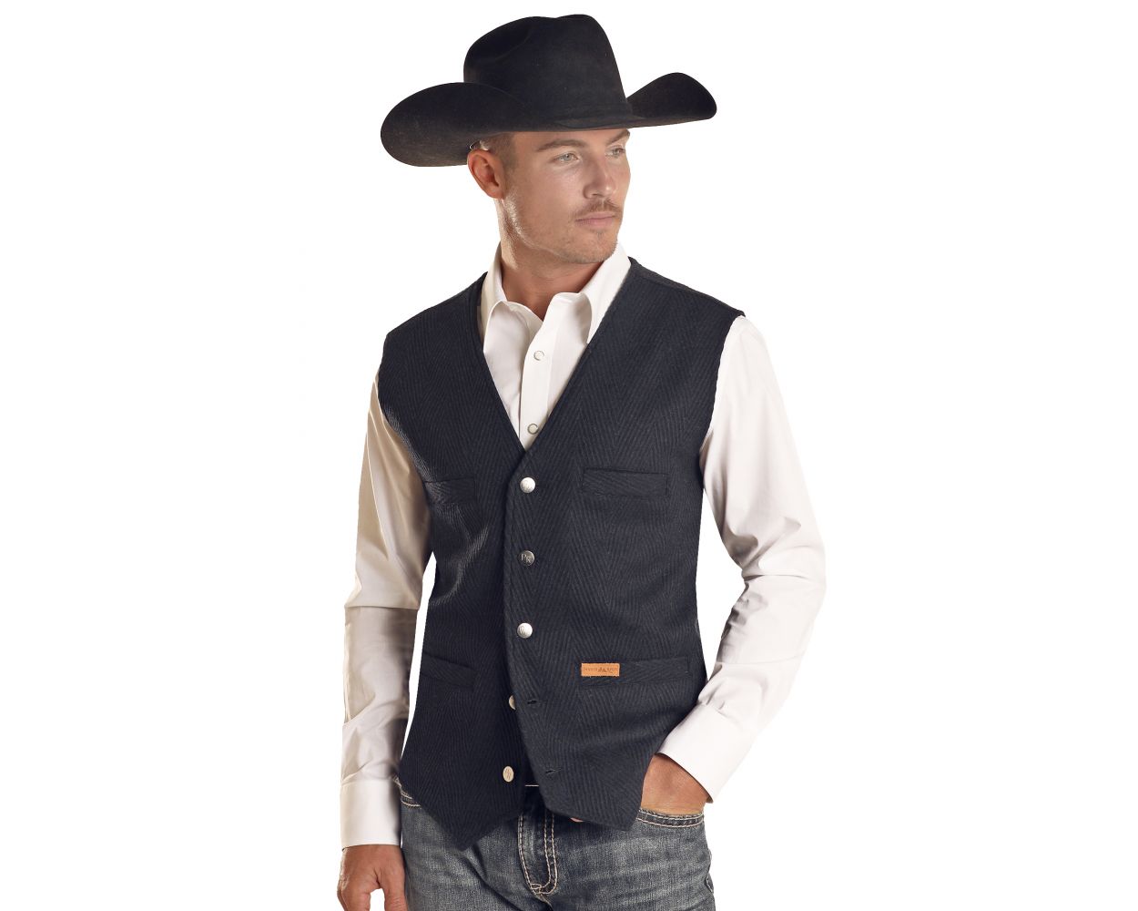 ,Chevron Nevada Wool Vest,Dm98c01467