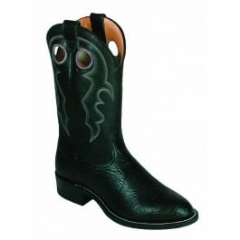 NEW BOULET BOOTS men\'s western french toe boot in black Boulet Men main image 3
